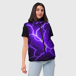 Женский жилет Color purple black, цвет: 3D-черный — фото 2