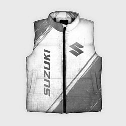 Женский жилет Suzuki - white gradient вертикально