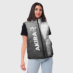Женский жилет Akira - grey gradient по-вертикали, цвет: 3D-черный — фото 2
