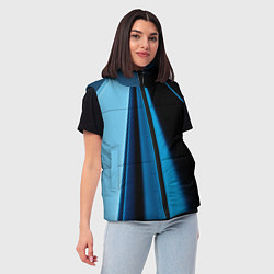 Женский жилет Black blue, цвет: 3D-черный — фото 2