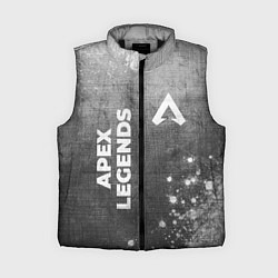 Женский жилет Apex Legends - grey gradient вертикально, цвет: 3D-черный