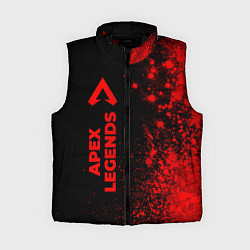 Женский жилет Apex Legends - red gradient по-вертикали, цвет: 3D-черный