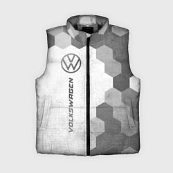 Женский жилет Volkswagen - white gradient по-вертикали, цвет: 3D-черный