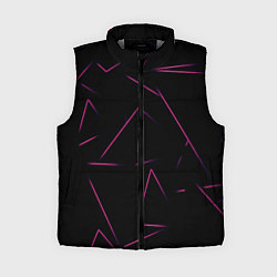 Женский жилет Color pink line, цвет: 3D-светло-серый