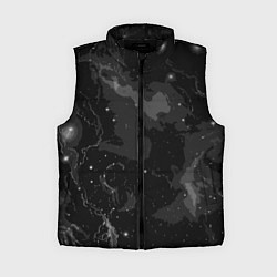 Женский жилет Угольный серый простой абстрактный