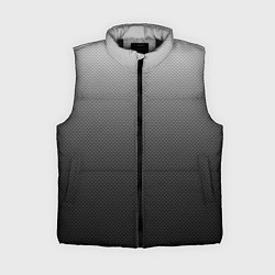 Женский жилет Текстурированный градиент тёмно-серый, цвет: 3D-черный