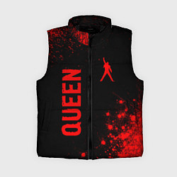 Женский жилет Queen - red gradient вертикально