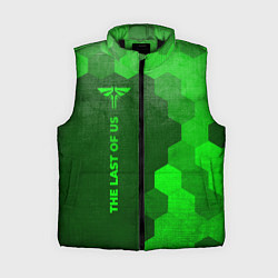 Женский жилет The Last Of Us - green gradient по-вертикали, цвет: 3D-черный