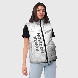 Женский жилет Forza Horizon - white gradient вертикально, цвет: 3D-черный — фото 2