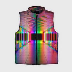 Женский жилет Неоновая галерея, цвет: 3D-черный
