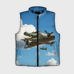 Женский жилет Бомбардиро крокодило, цвет: 3D-черный