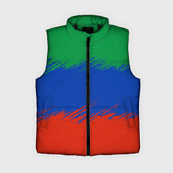Женский жилет Дагестанские цвета, цвет: 3D-черный