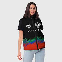 Женский жилет Dagestan, цвет: 3D-черный — фото 2