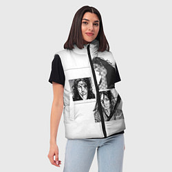 Женский жилет Миямото Мусаси, Vagabond, цвет: 3D-черный — фото 2