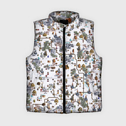 Женский жилет Земли Башни - Герои 3, цвет: 3D-светло-серый