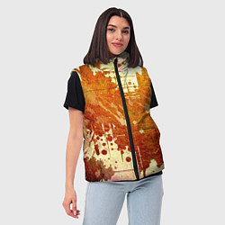 Женский жилет Абстракция - sunspot, цвет: 3D-черный — фото 2