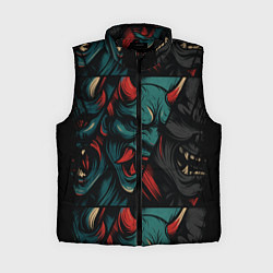 Женский жилет Демоны Они - нейроарт