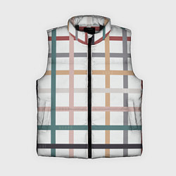 Женский жилет Плетенка пастельная, цвет: 3D-черный