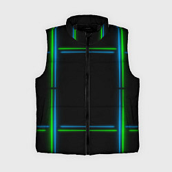 Женский жилет Neon green light blue