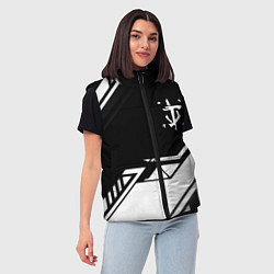 Женский жилет Doom geometry black, цвет: 3D-черный — фото 2