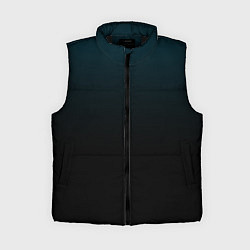 Женский жилет Морская глубина в чёрном, цвет: 3D-черный