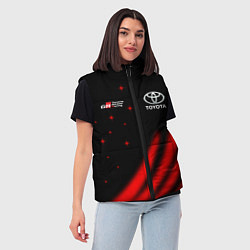 Женский жилет Toyota GR Gazoo Racing, цвет: 3D-черный — фото 2