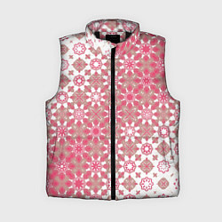 Женский жилет Звездная россыпь-розовый, цвет: 3D-черный