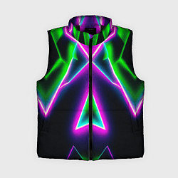 Женский жилет Multicolored colorful color, цвет: 3D-черный