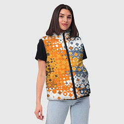 Женский жилет Геометрические разводы, цвет: 3D-черный — фото 2