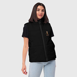 Женский жилет Bambi, цвет: 3D-черный — фото 2