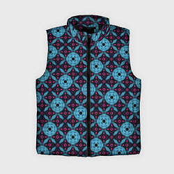 Женский жилет Геометрический цветочный мотив, цвет: 3D-черный
