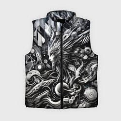 Женский жилет Abstraction cyber pattern - ai art fantasy