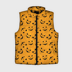 Женский жилет Страшно веселый паттерн на Halloween
