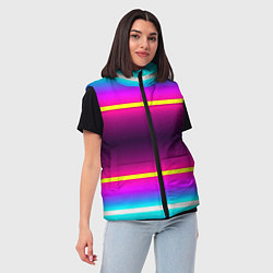 Женский жилет Color neon, цвет: 3D-черный — фото 2