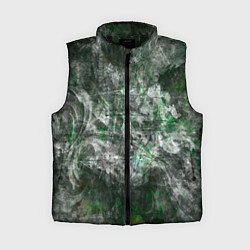 Женский жилет Абстракция - acid boom, цвет: 3D-черный