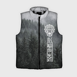 Женский жилет Древние боги суровых лесов, цвет: 3D-черный