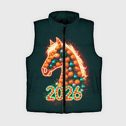 Женский жилет Праздничная лошадь 2026