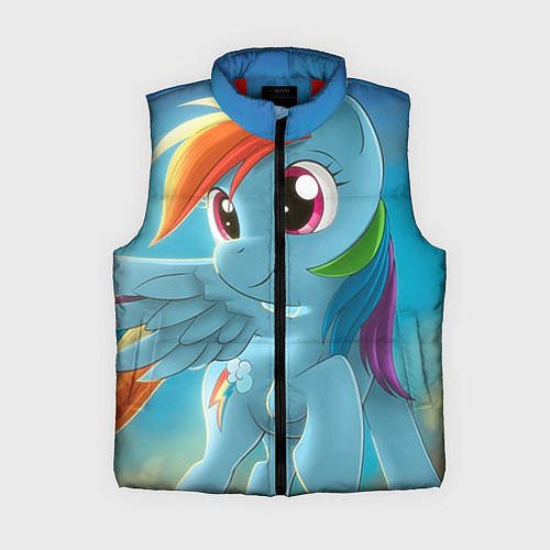 Женский жилет My littlle pony / 3D-Красный – фото 1