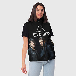 Женский жилет 30 seconds to mars, цвет: 3D-красный — фото 2