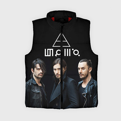 Женский жилет 30 seconds to mars / 3D-Красный – фото 1