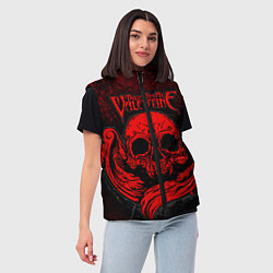 Женский жилет BFMV: Red Skull, цвет: 3D-красный — фото 2