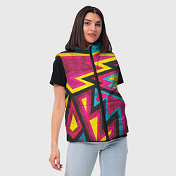 Женский жилет Геометрия, цвет: 3D-черный — фото 2
