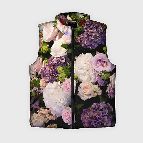 Женский жилет Весенние цветы / 3D-Красный – фото 1