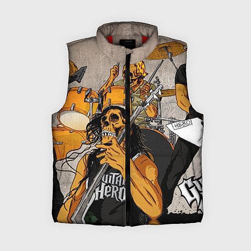 Женский жилет Metallica: Guitar Hero / 3D-Красный – фото 1