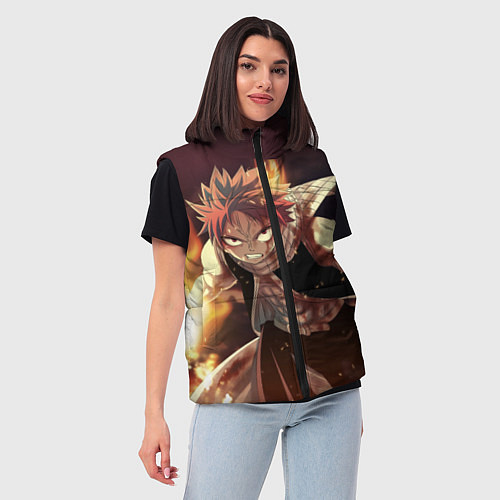 Женский жилет Fairy tail / 3D-Светло-серый – фото 3