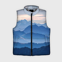 Женский жилет Горы, цвет: 3D-светло-серый