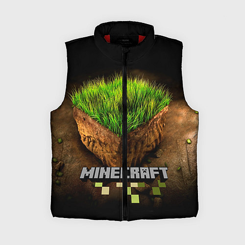 Женский жилет Майнкрафт / 3D-Красный – фото 1
