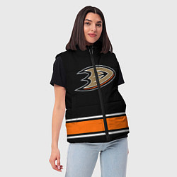 Женский жилет Anaheim Ducks Selanne, цвет: 3D-светло-серый — фото 2