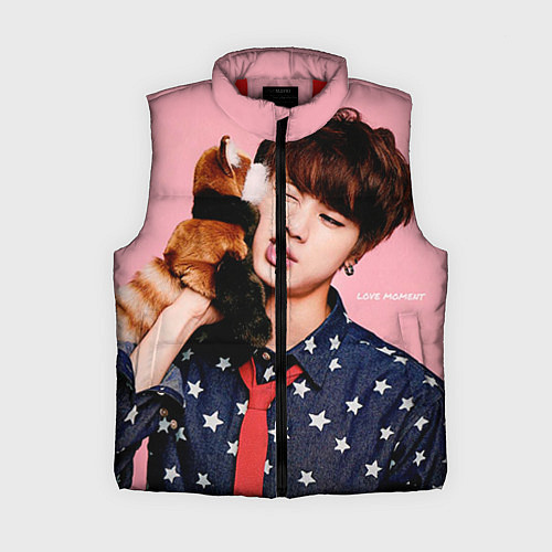 Женский жилет BTS: Love Me / 3D-Красный – фото 1