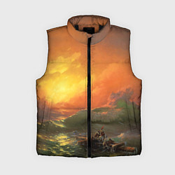 Женский жилет Айвазовский - 9 Вал, цвет: 3D-черный